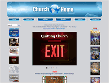 Tablet Screenshot of churchathome.org